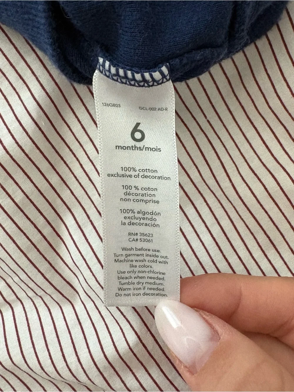 Carter’s Baby’s Navy Zip-Up Hoodie